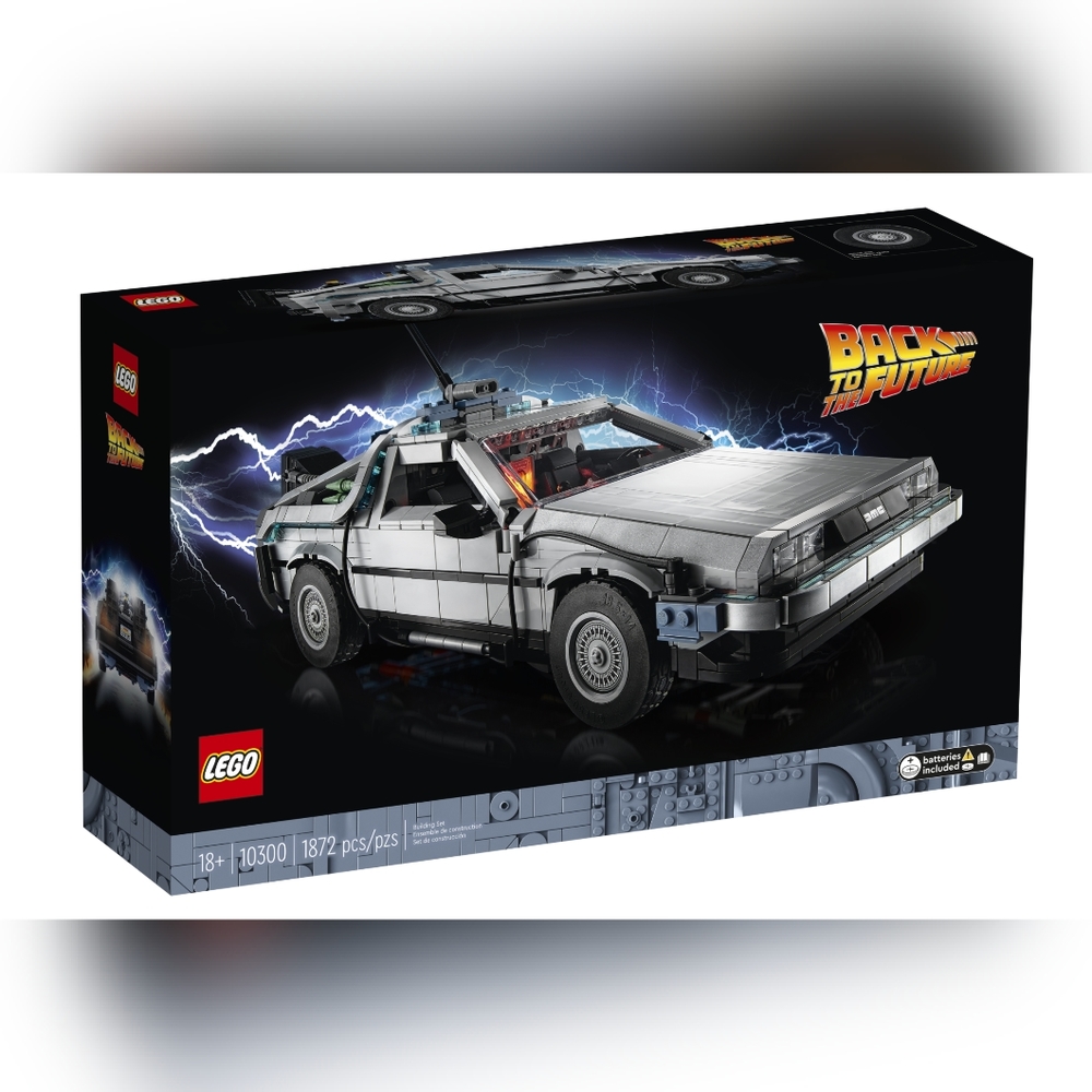 Lego Back To The Furure DeLorean Time Machine Set (10300)  1872 pcs